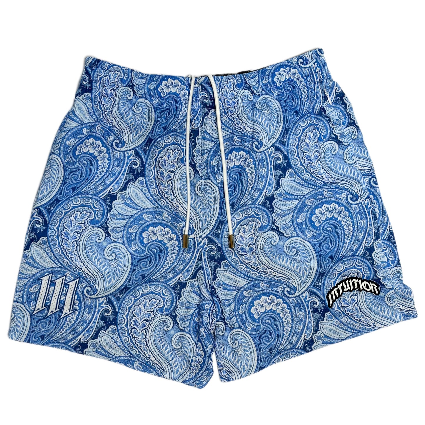 Paisley Hearts Mesh Shorts